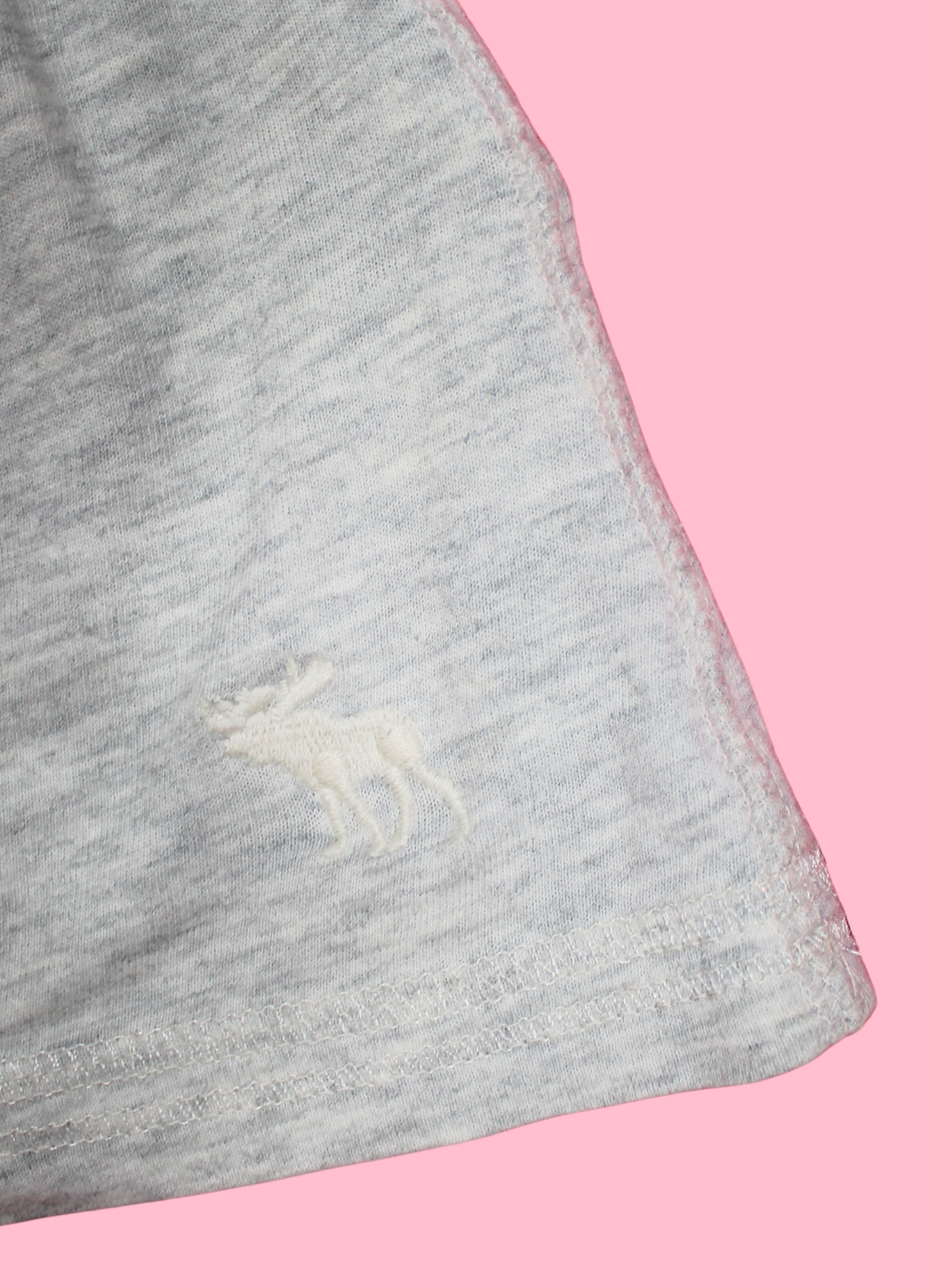 Grey Abercrombie Babydoll Top