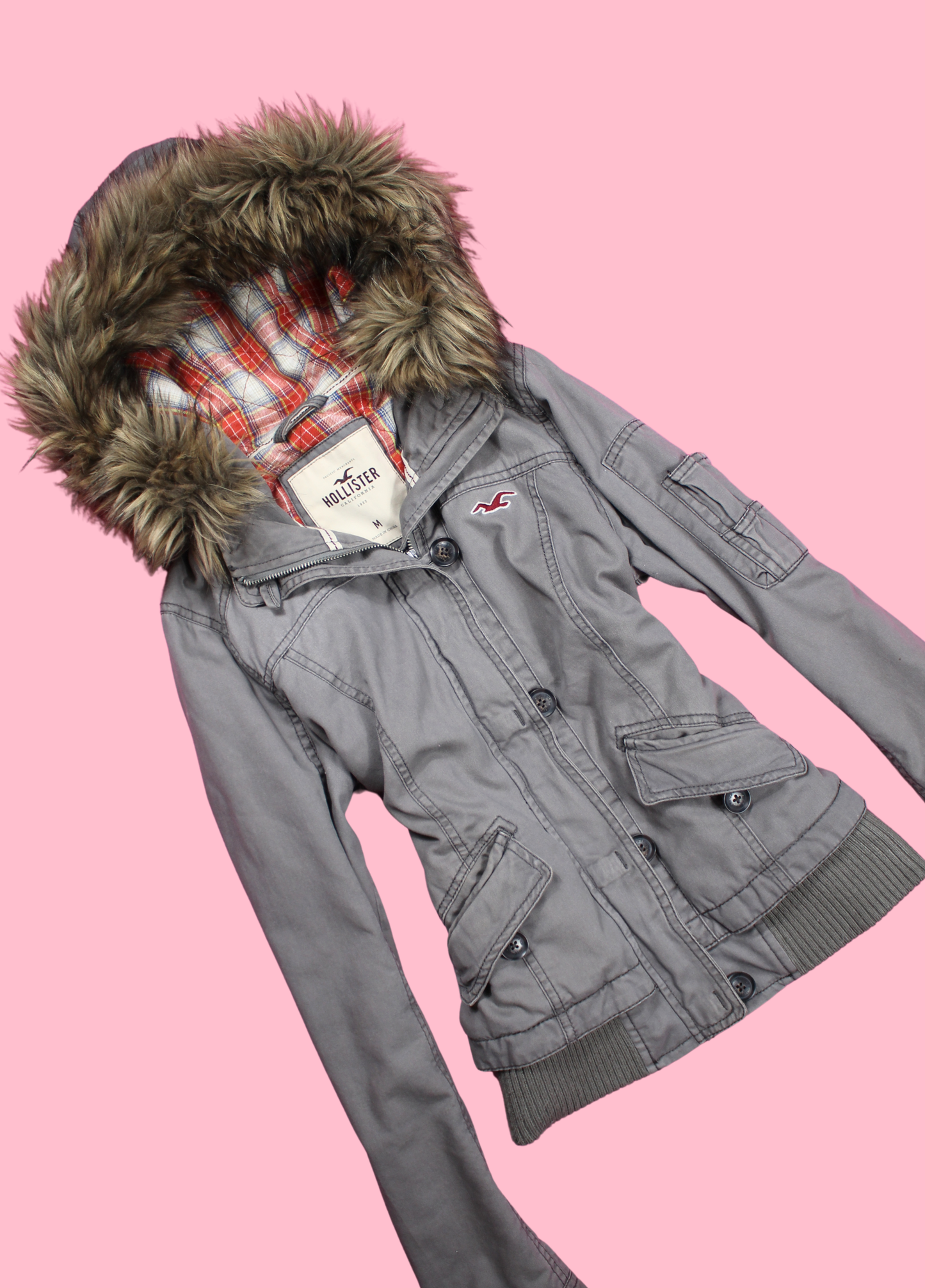 Hollister Fur Winter Coat